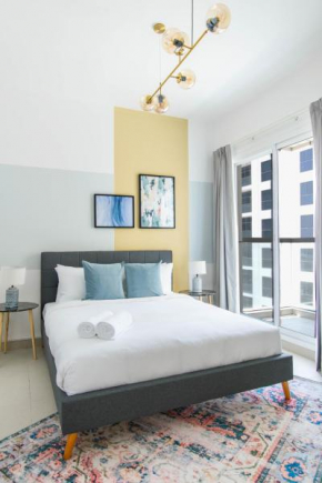 Stella Stays Blissful 1 BDR Dubai JVC Private Balcony